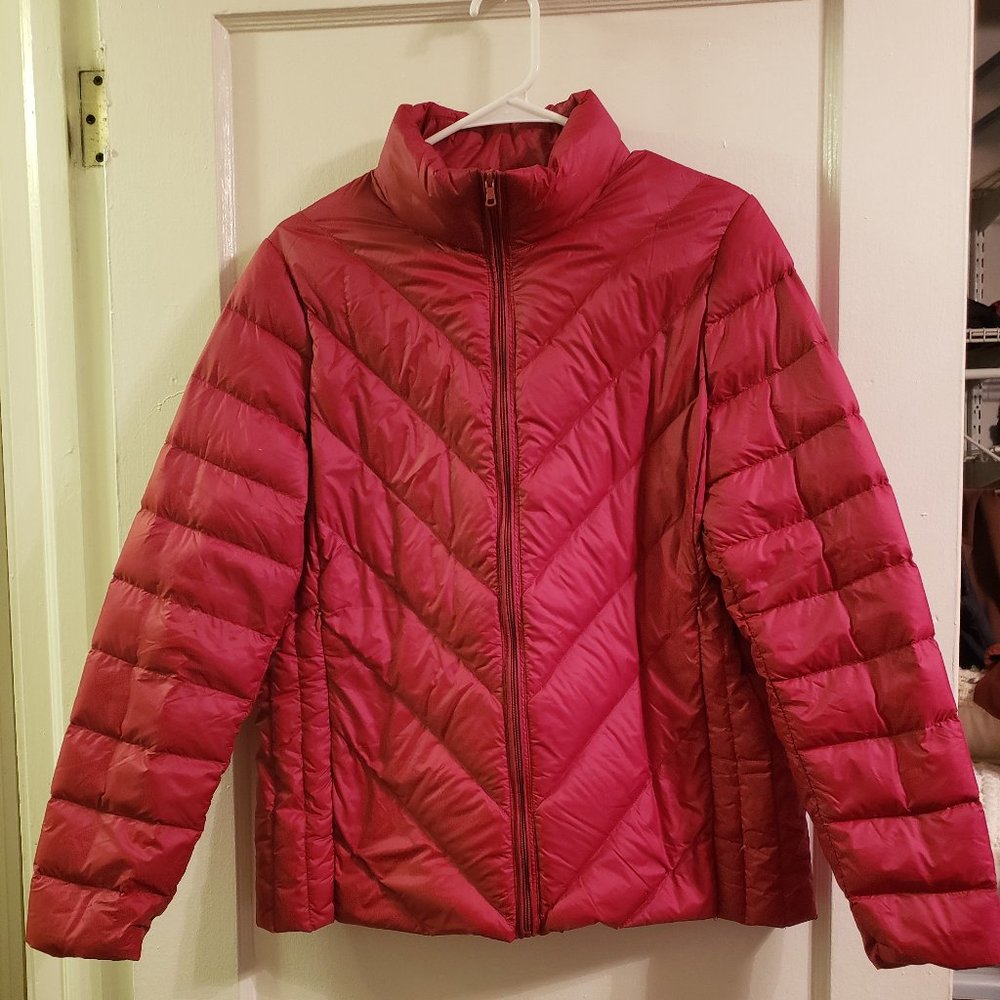 Ultralight Packable Down Womens Jacket Size Large
